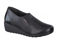 Chaussure mobils Escarpin modele bertrane bi-mat noir